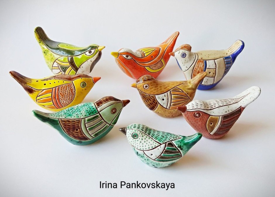 Ирина Паньковская керамика птицы