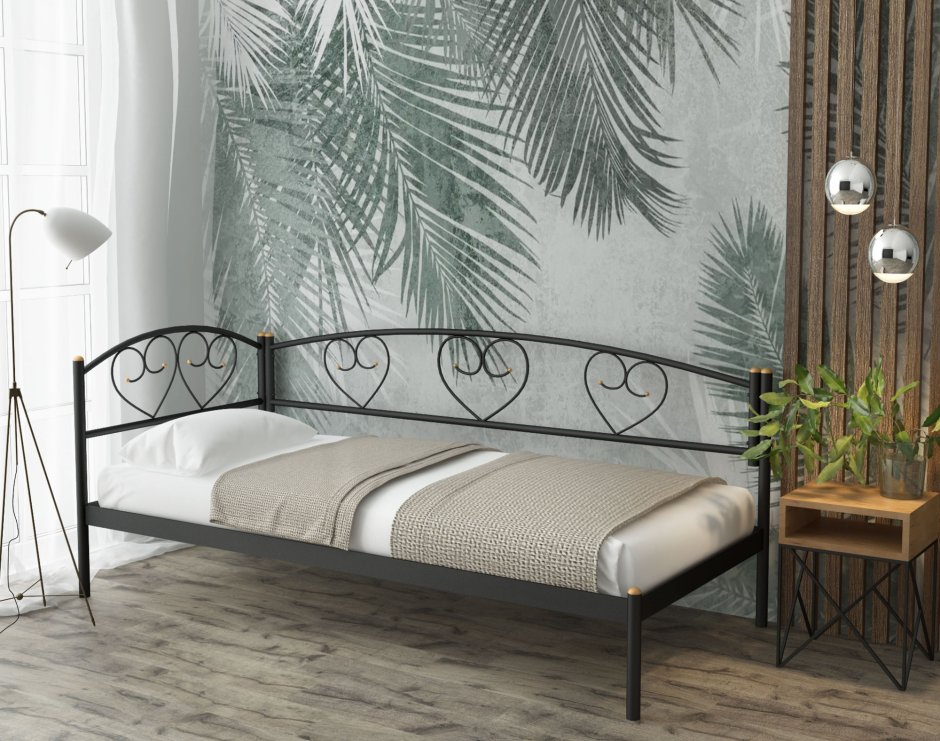 Софа металлическая 120х200