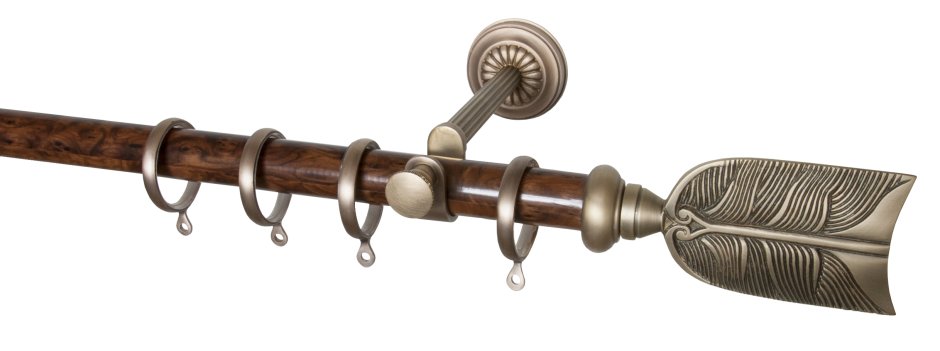 Карниз латунь Чили Ампир д30_штанга гов антич_латунь