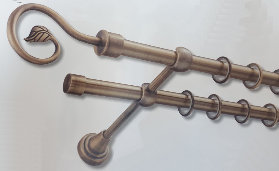 Карнизы металлические антик 30 мм