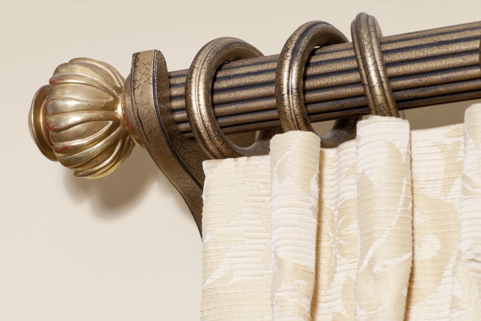 Карнизы для штор из дерева под старину