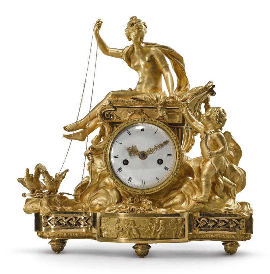 Louis XV Bronze Clock