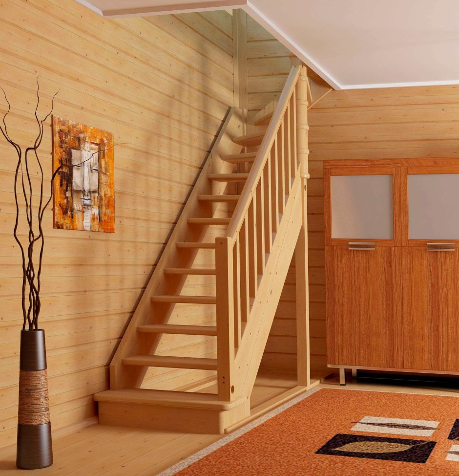 Лестница деревянная лс-215м