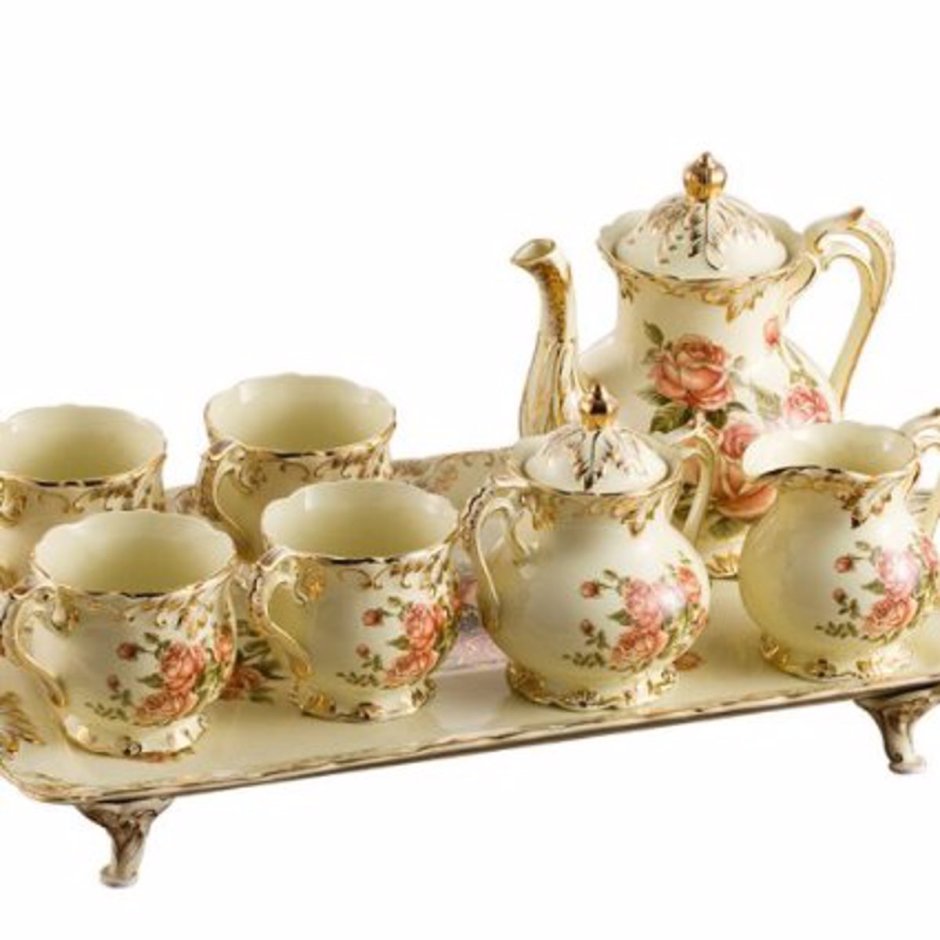 Чайная посуда из фарфора