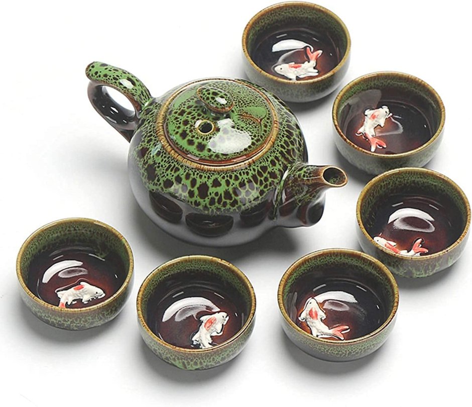 Чайный китайский фарфор кунг фу набор кунг
