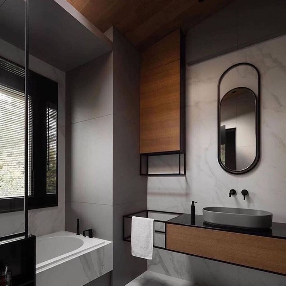 Ванная комната в стиле Модерн