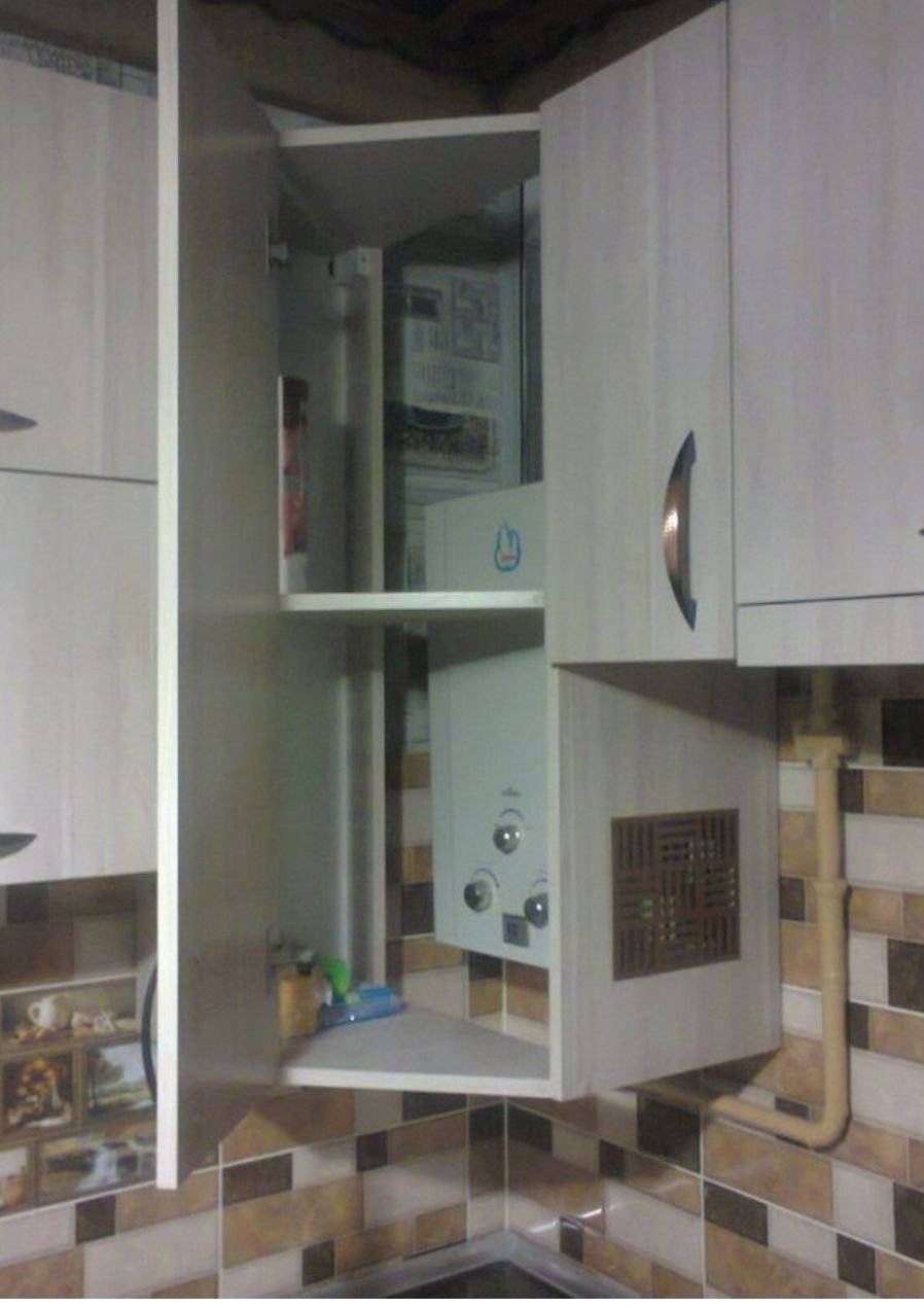Кухонный гарнитур 3м с газовой колонкой