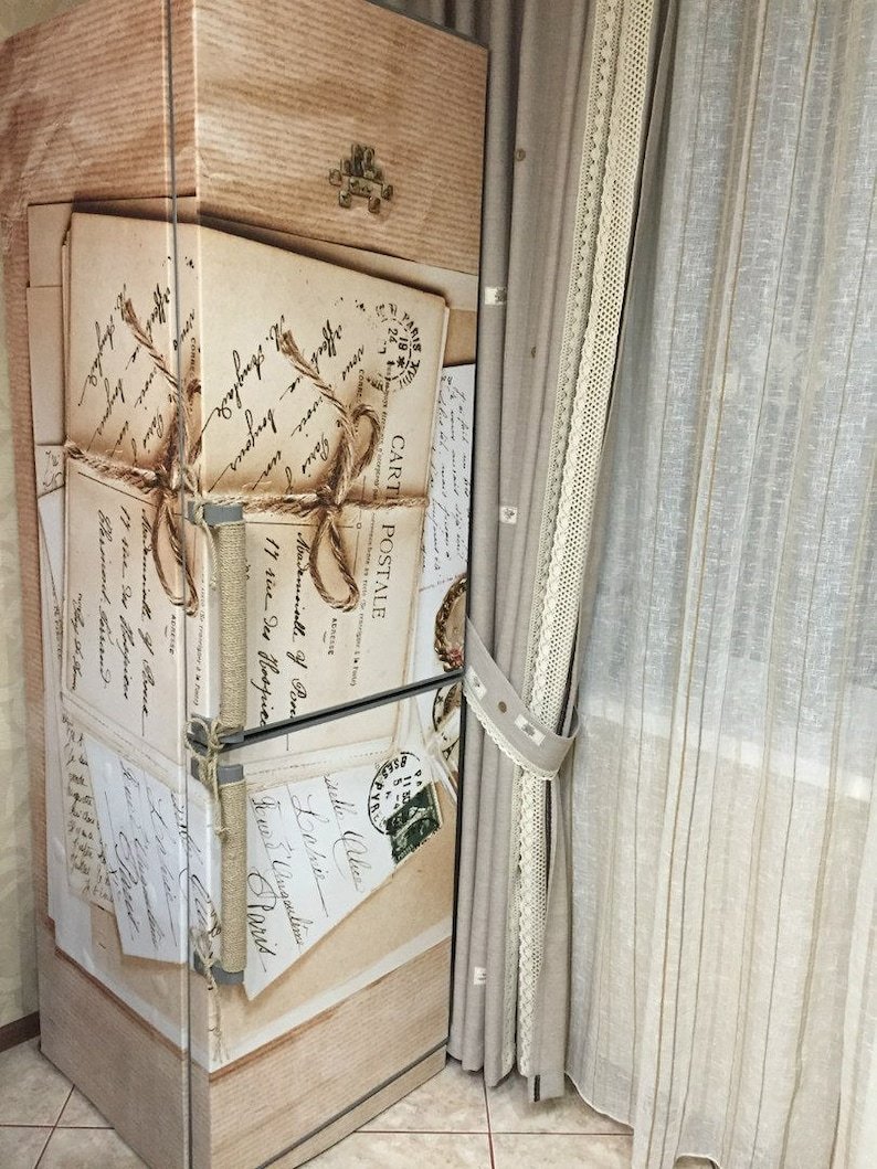 Декор наверх холодильника