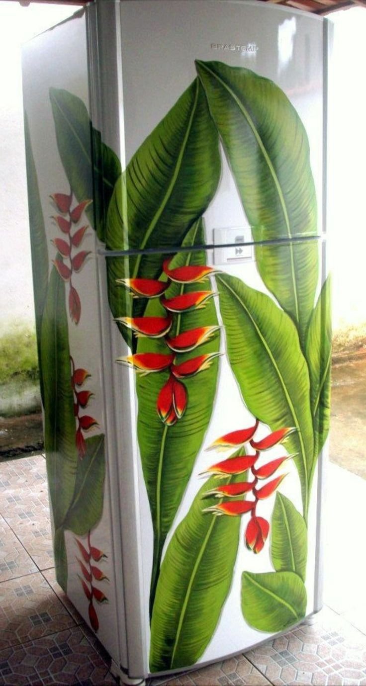 Покрасить холодильник