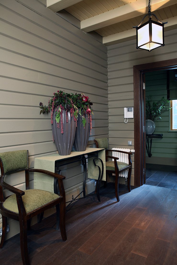 Tikkurila зеленый имитация бруса