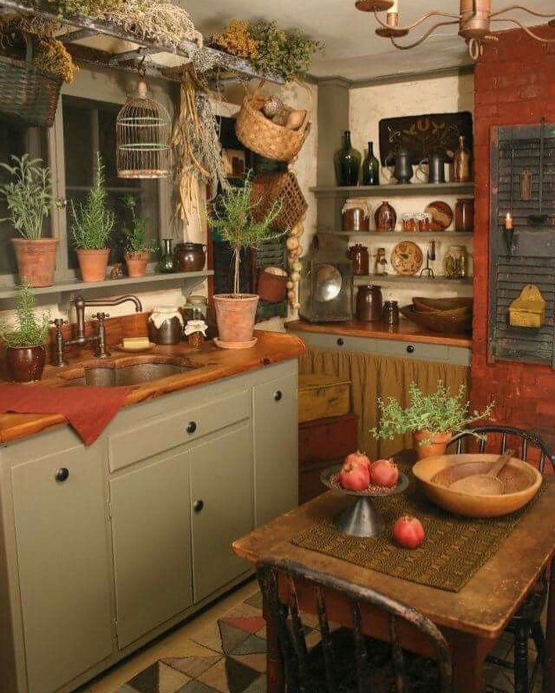 Уютные кухни в Старом стиле