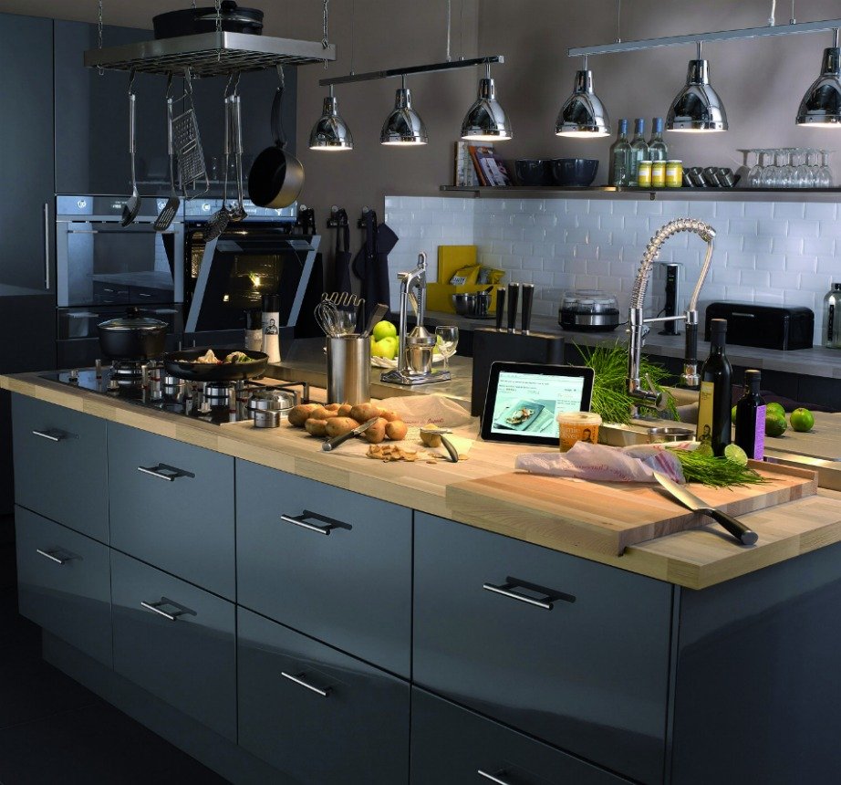 Кухня графит Леруа Мерлен