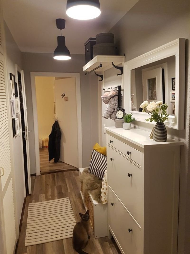 Зонирование кухни и коридора