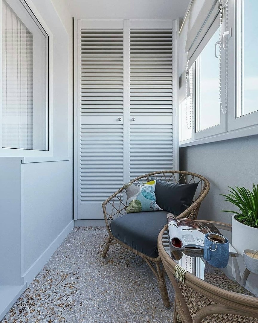 Шкаф-тумба на балкон