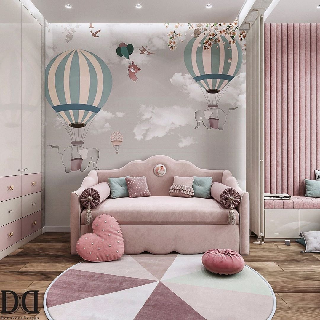 детская комната для девочки 3 года дизайн