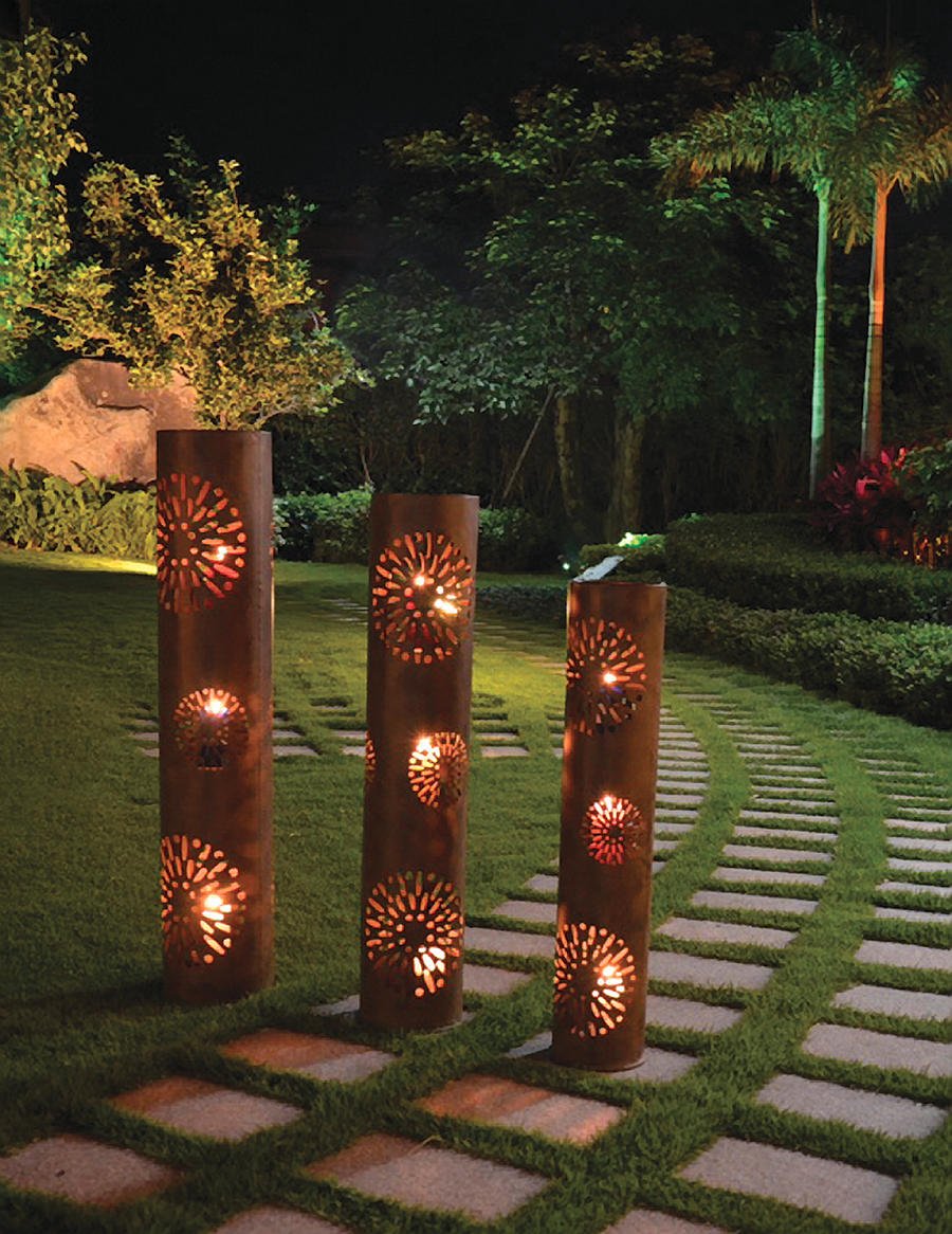 Декоративные светильники для сада