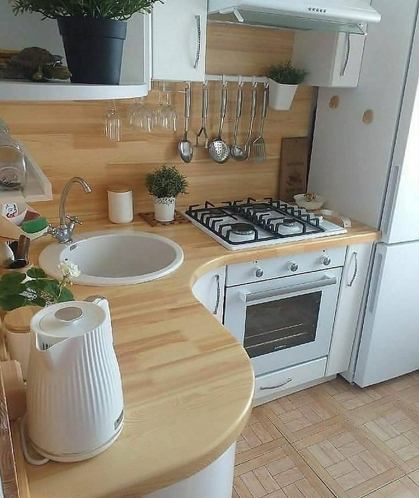 дизайн маленькой кухни фото лорето