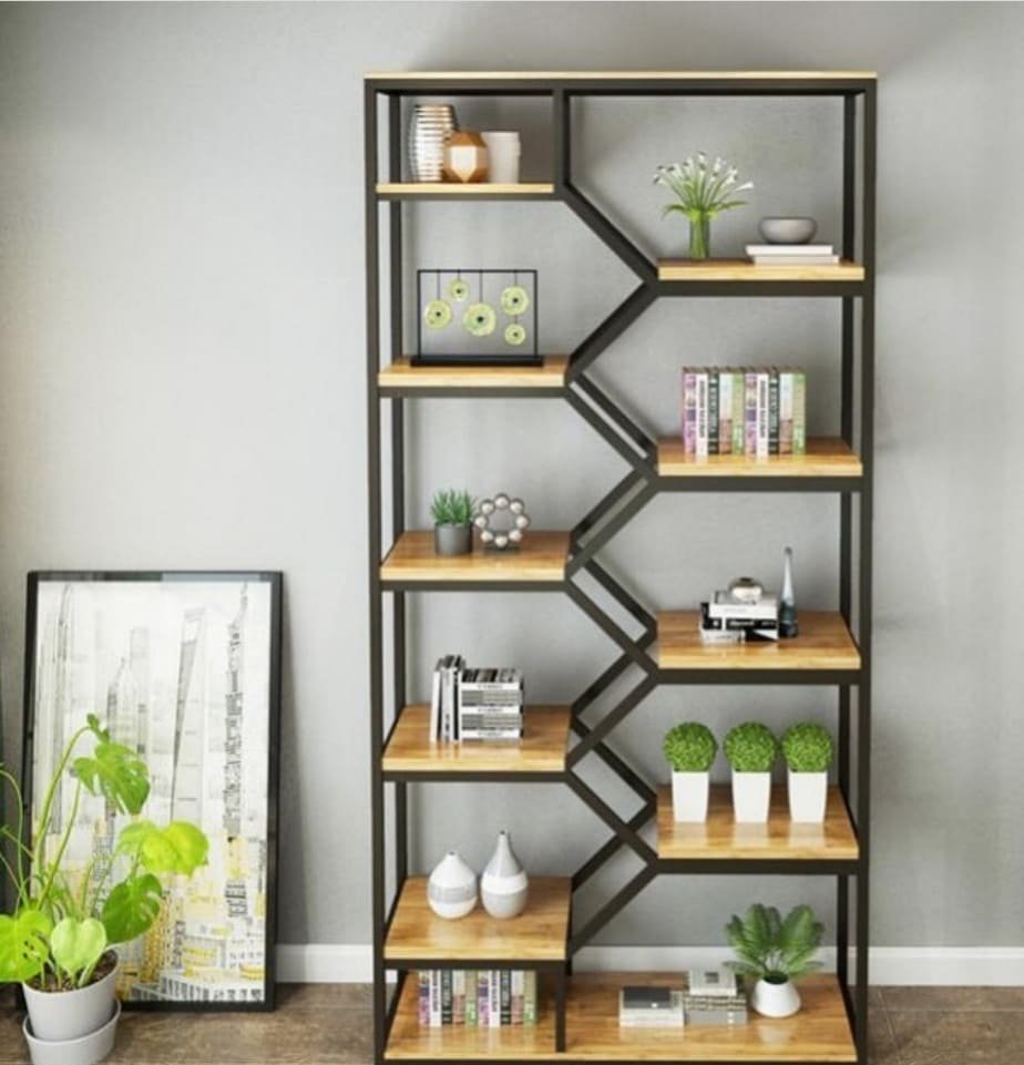 Стеллаж из металла лофт с ящиками