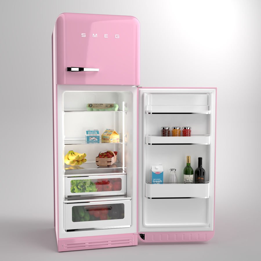 Холодильник Euna Retro Mini Fridge