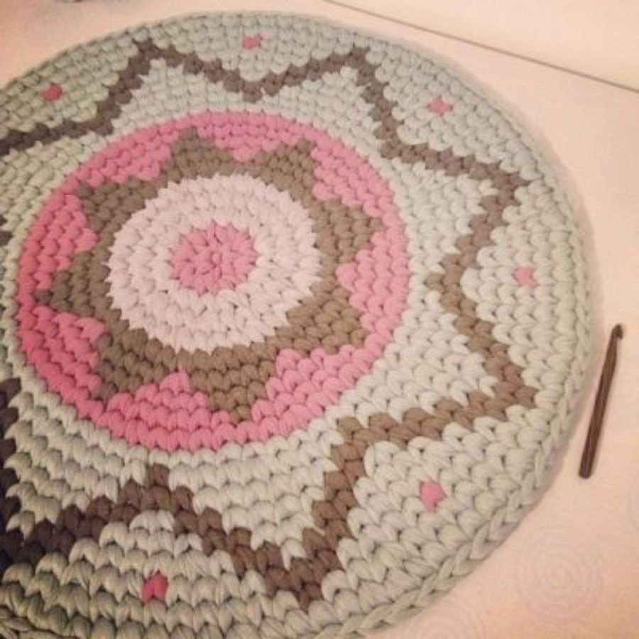 Крючком вязание узоры на коврик