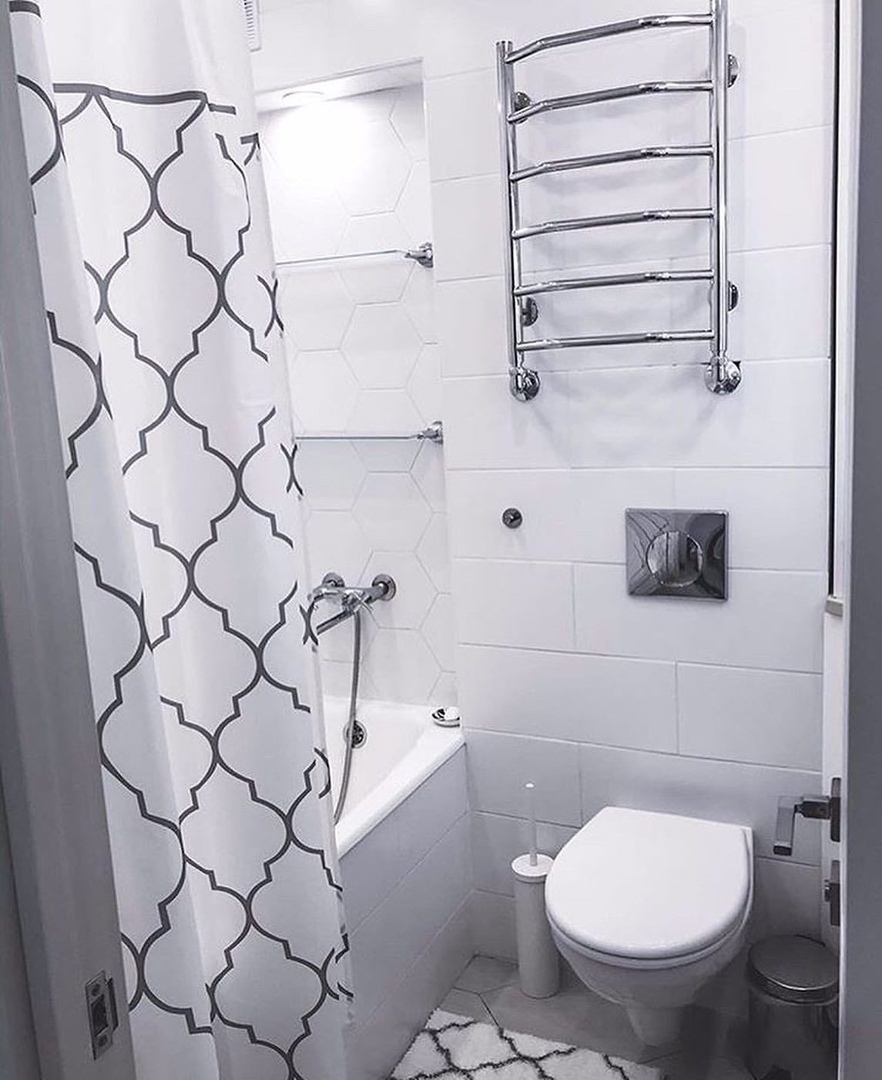 Объединенная ванная и туалет в хрущевке