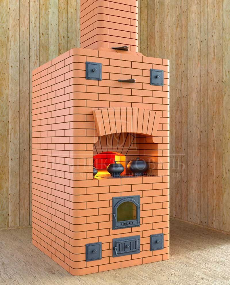 Печь Экономка кирпичная