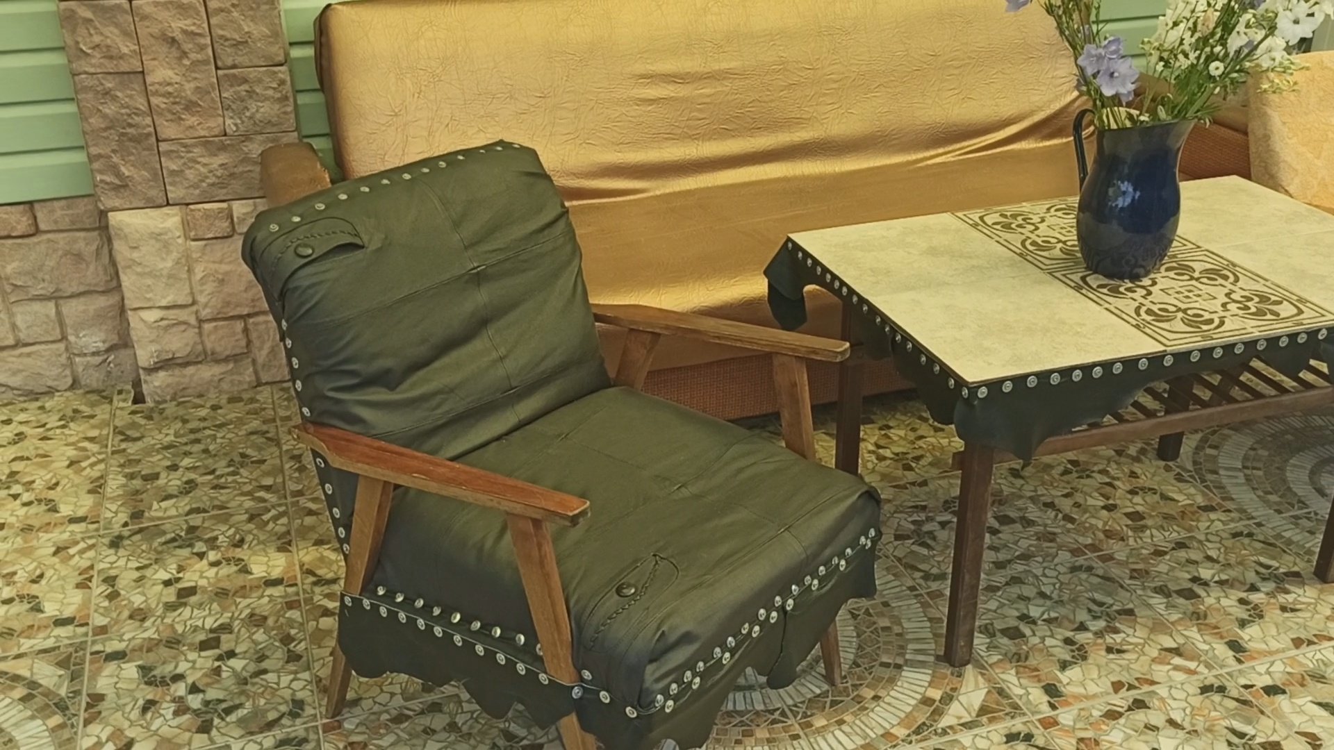 переделка старого кресла мастер класс