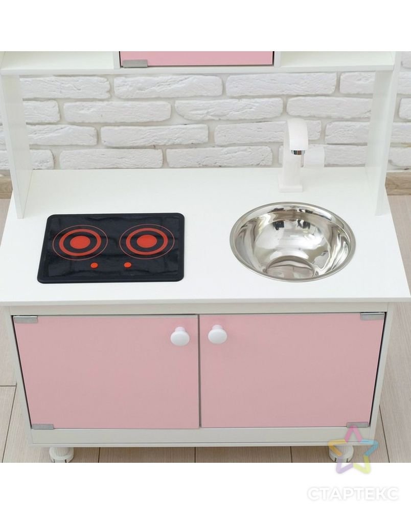 Игровая мебель «кухонный гарнитур Sitstep», цвет розовый