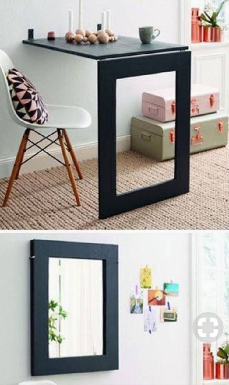 Стол с откидным зеркалом