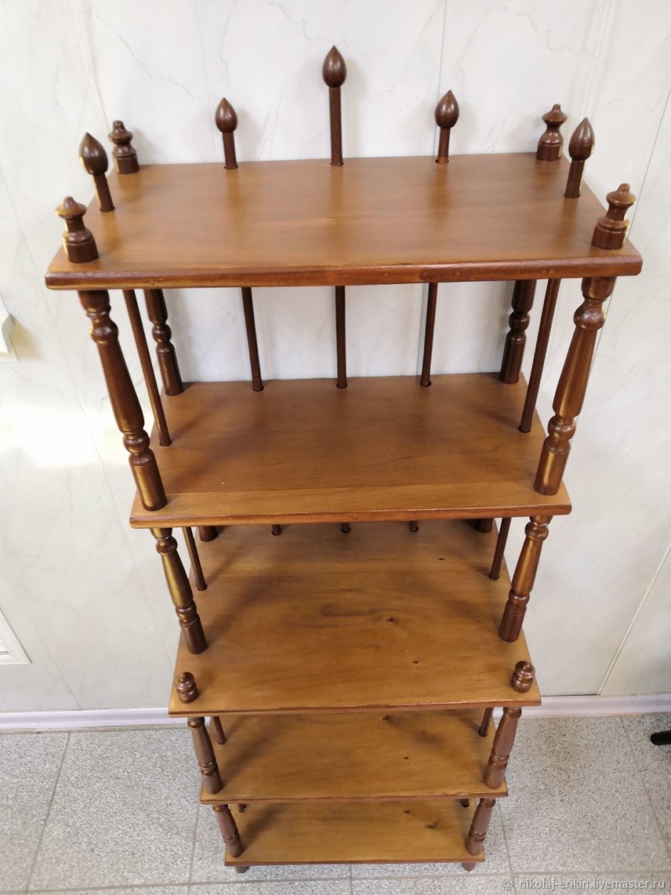 Этажерка деревянная