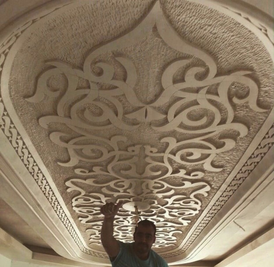 Декоративный потолок из пенопласта