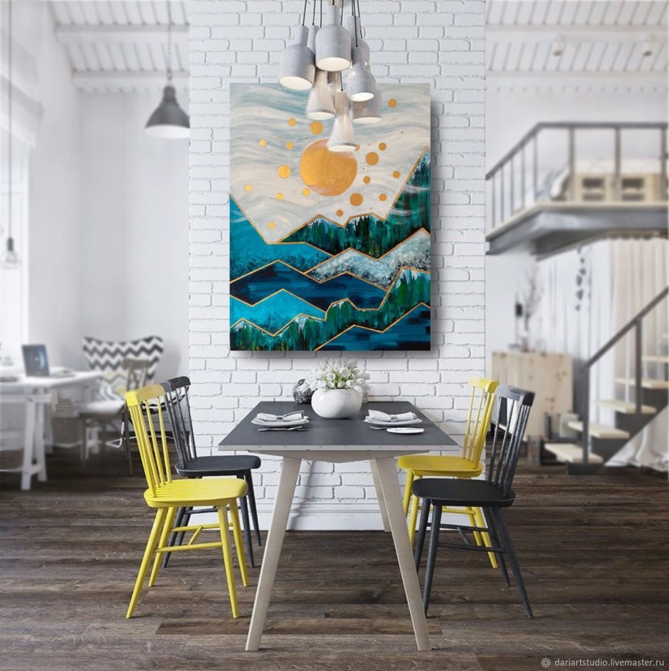 Пейзаж в скандинавском стиле