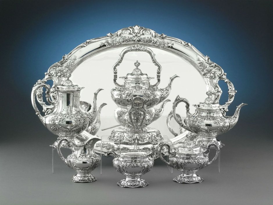 Обои на рабочий стол посуда из серебра антиквариат