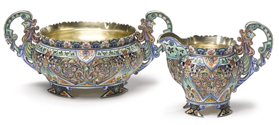 Старинная перегородчатая эмаль