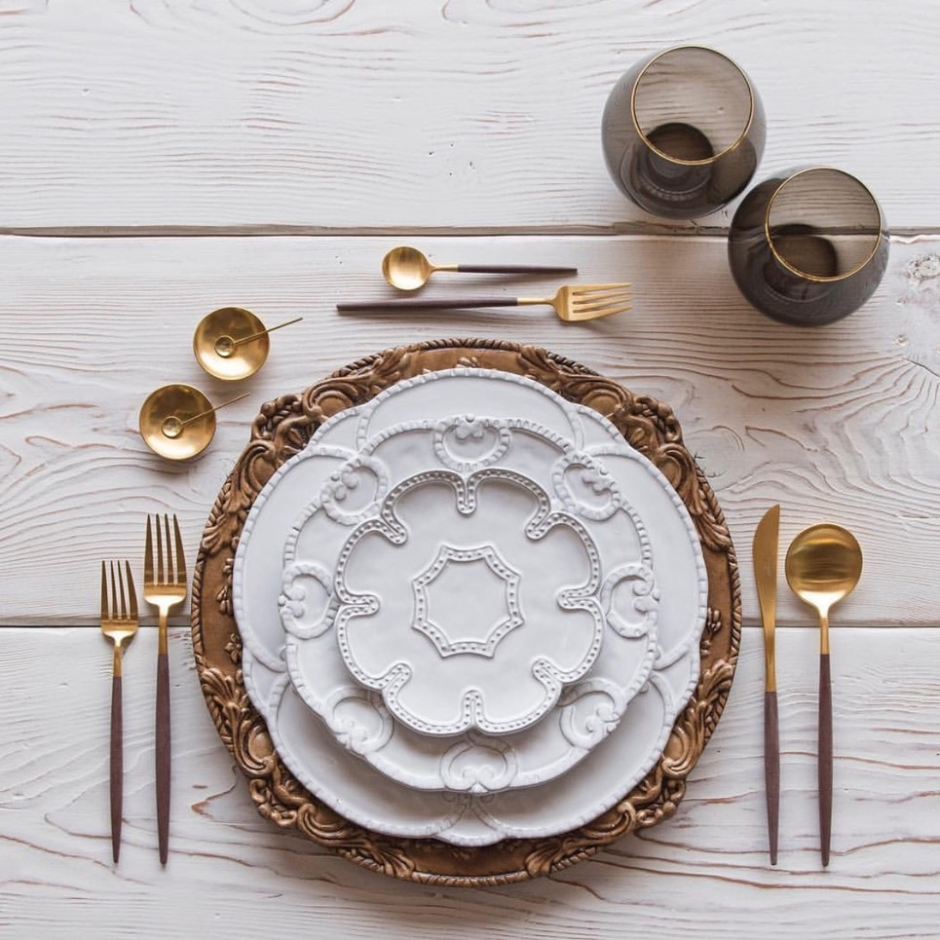 Ретро сервировка стола