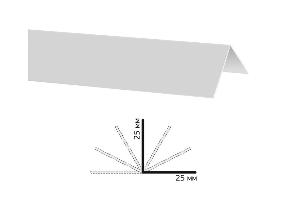 Угол Decoplast венге 25 х 25 мм