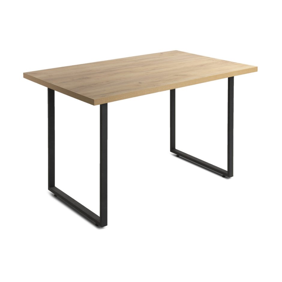 Стол обеденный "лофт" laksi 1150*590мм черный матовый/Пикар