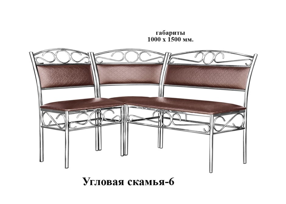 Кухонная угловая скамья фабрика респект