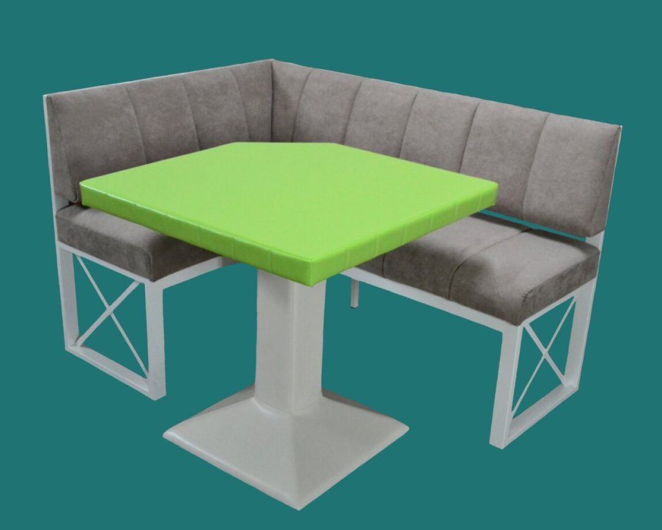 Кухонный уголок из металлического профиля