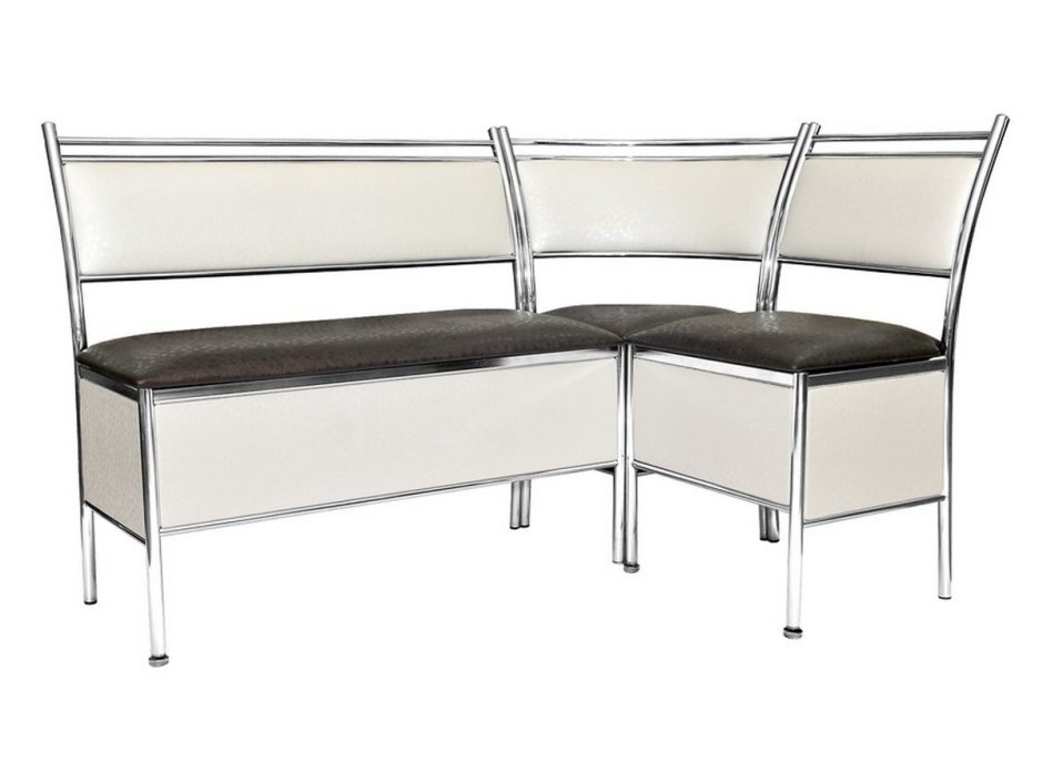 Скамья угловая Arena Silver 074 (1,0*0,5) левая