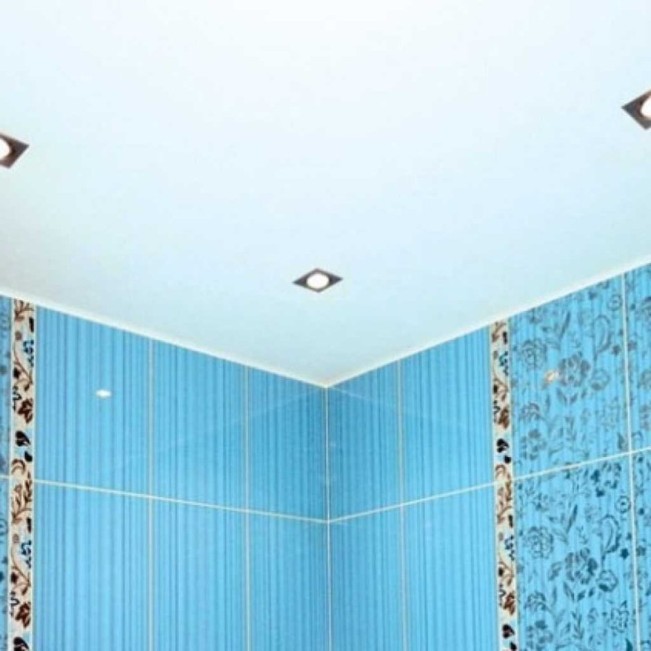 Подвесной потолок для ванной ПВХ