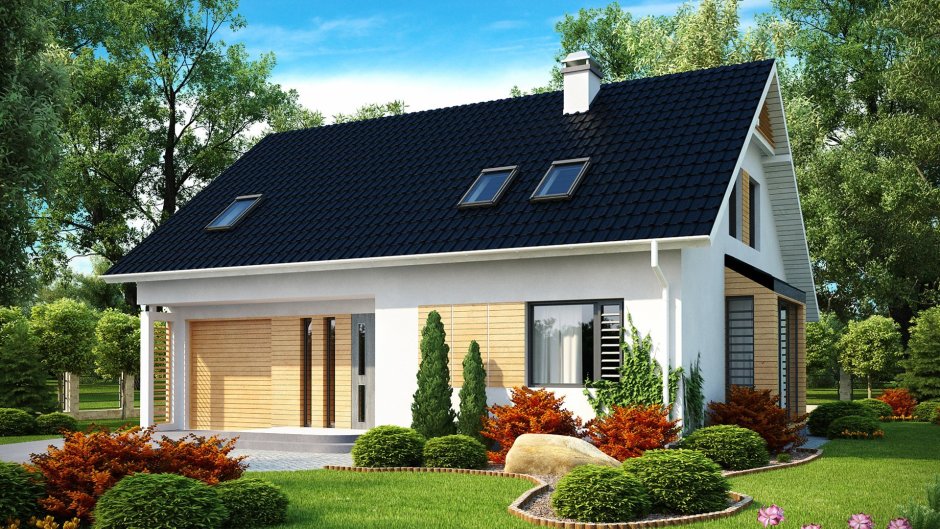 Z500 проекты одноэтажных с мансардой