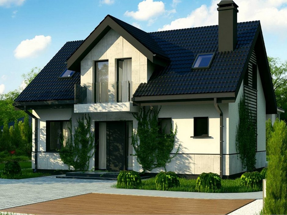 Проект z500 с мансардой