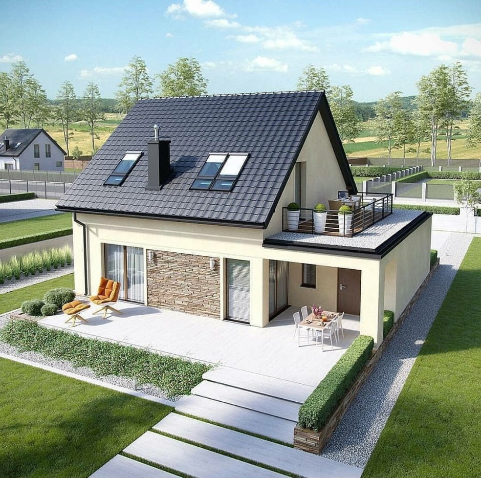 Проекты мансардных домов