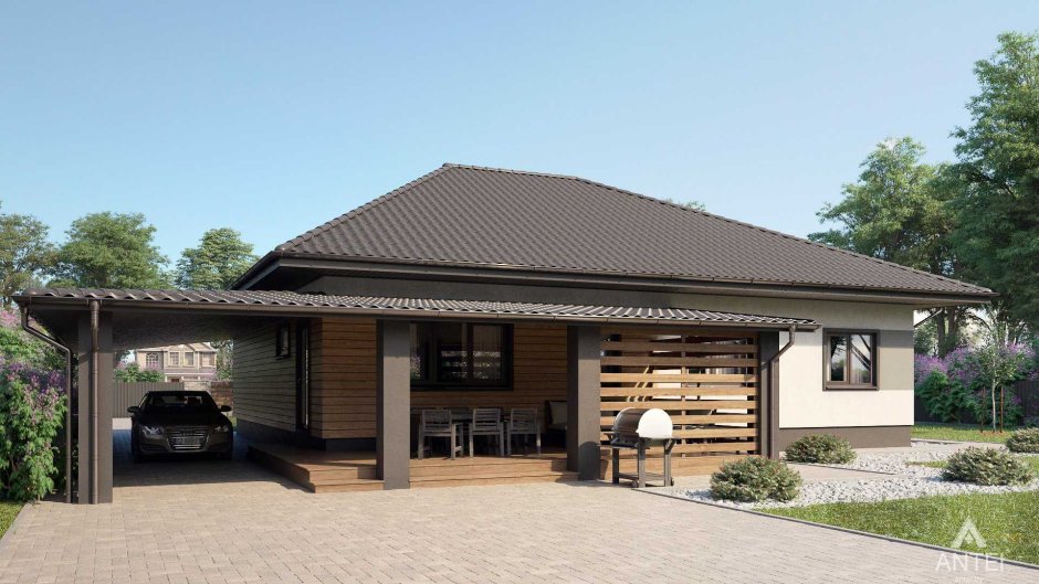 Фасады одноэтажных домов