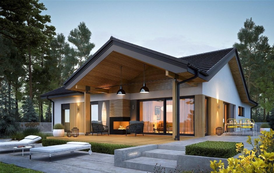 Дом фахверк проект Скандинавия