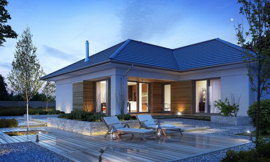 Проект бунгало одноэтажное s-143