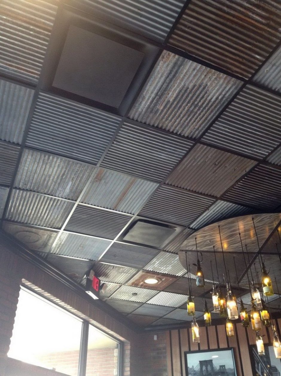 Металлические панели для потолка