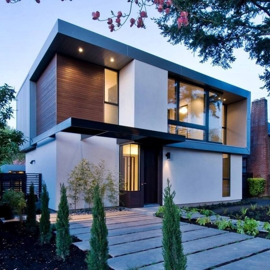 Фасад в современном стиле