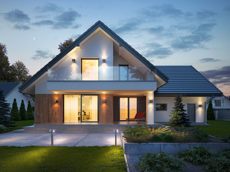 Проекты мансардных домов